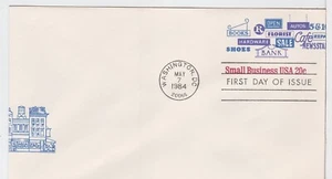 TurtlesTradingPost- Small Business Envelope 1984 #U606 First Day Cover - Picture 1 of 1