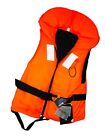Adult Life Jacket Vest 60-70kg Foam Buoyancy Aid 100N Easy Orange Reflective