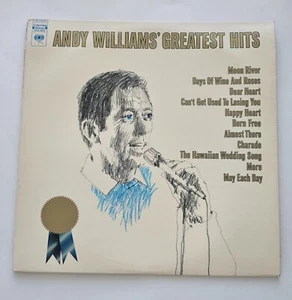 Andy Williams Greatest Hits Vinyl 1970 LP Columbia Records Vinyl Album LP - Foto 1 di 2