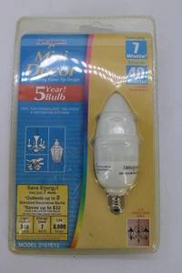 Lights of America Compact Fluorescent Mini Decor 40W Replacement 5 Year Bulb NEW - Picture 1 of 3