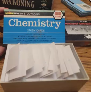 Chemistry Study Cards - Cards By Sparknotes Study Cards - GOOD - Picture 1 of 1