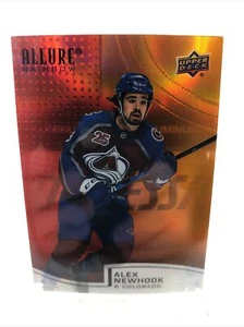2021-22 UD Allure Rainbow Red/Orange #R-36 Alex Newhook Avalanche - Picture 1 of 2