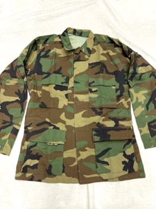 New BDU Shirt Woodland Camouflage Original Made in USA With Tags Small Regular - Picture 1 of 5