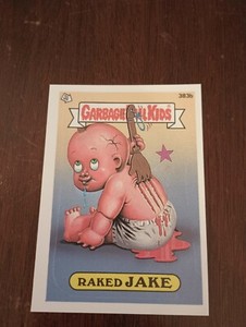 1987 Topps Garbage Pail Kids (10th Series) #383b Raked Jake (MINT)
