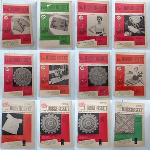 1956 11 Issues of The Workbasket Home & Needlecraft Booklets - Picture 1 of 12
