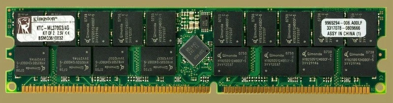Kingston 2GB DDR-200MHz 184-Pin DIMM Memory Module- 9965294-006 - Image 1 of 1