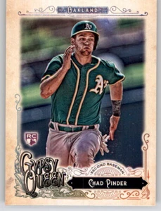 2017 Gypsy Queen Chad Pinder Rookie RC Insert MLB PWE A's Athletics #134 - Picture 1 of 2