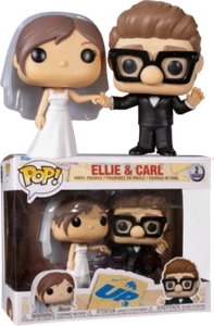 ELLIE & CARL BODA EXCLUSIVO PAQUETE DE DOS FUNKO POP DISNEY UP 2 EN MANO - Imagen 1 de 1