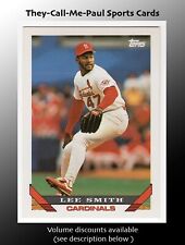 1993 Topps #012 Lee Smith St. Louis Cardinals **HOF** [D]