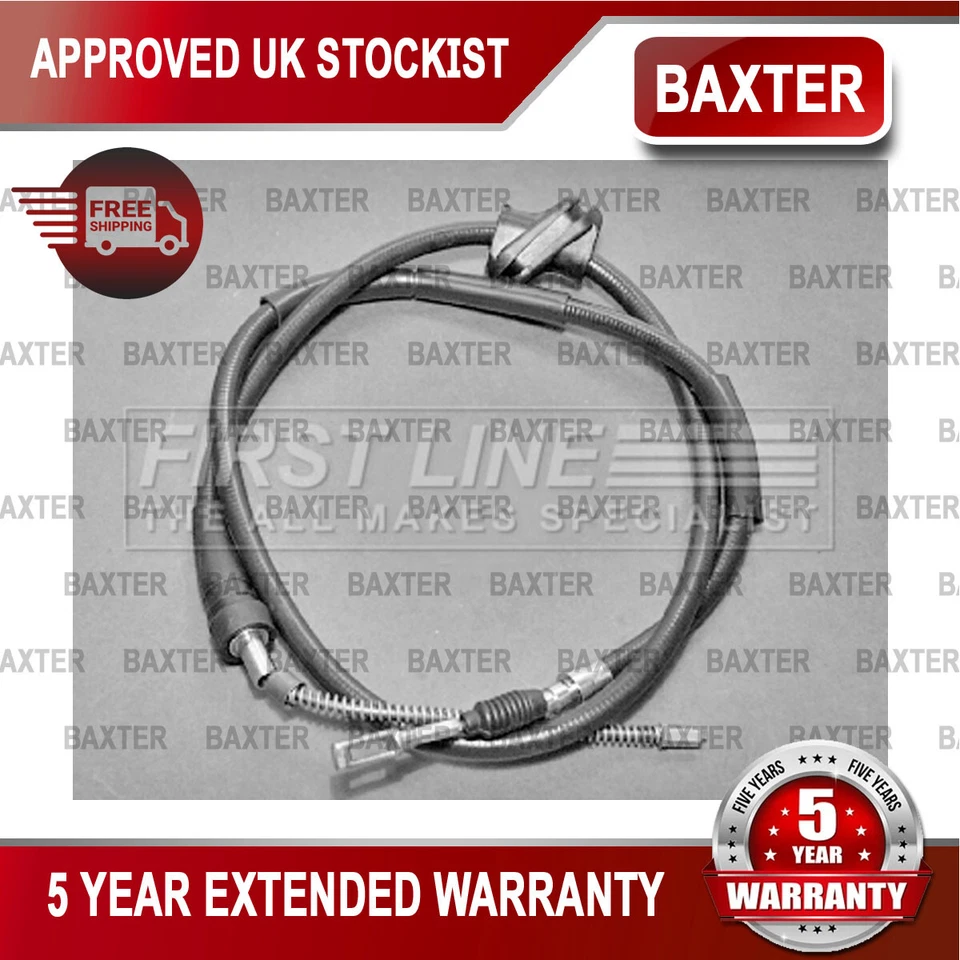 Se adapta al cable de freno trasero izquierdo Audi 80 1986-1991 Baxter 893609721 Foto 1 de 4