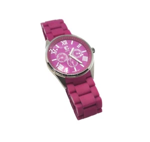 Damen Modeuhr Quarz Rosa Silikonband  - Bild 1 von 19