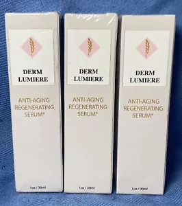 Derm Lumiere Regeneration Serum, Anti Aging Skin Tightening Serum (30 ML) 3 Pack - Picture 1 of 4