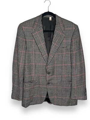 Hickey-freeman Nordstrom houndstooth blazer Canterbury Collection wool Size 36R - Image 1 of 4
