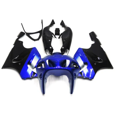 Blue Black ABS Fairings for Kawasaki 1996 97 98 99 00 01 2002 2003 Ninja ZX7R - Image 1 of 4