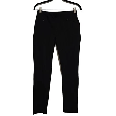 Soma Smoothing Ponte Pants Sz S Zip Pockets Pull-On Stretch Comfort Black - Image 1 of 4