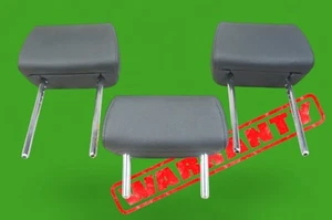 BMW X3 F25 2011-2017 fila trasera asiento reposacabezas cuero beige juego de 3 negro - Imagen 1 de 8