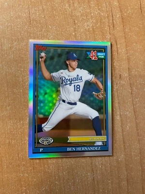 2021 Topps Pro Debut - Ben Hernandez - #PDC-178 Chrome Refractor #'d 10/99 - Image 1 of 3