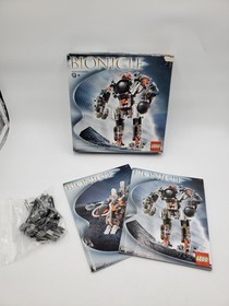 LEGO BIONICLE: Exo-Toa #8557 Box And Manuals, Few Replacement Pieces 