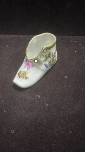 Herend Hungary Queen Victoria Porcelain Baby Shoe Decor #7570/VBO - Picture 1 of 5