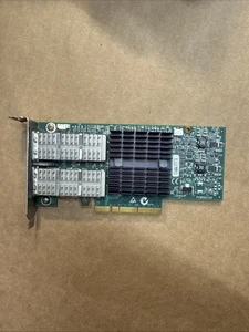 Mellanox ConnectX-3 FDR InfiniBand + 40GbE CX354A MCX354A-FCBT Low Profile - Picture 1 of 2