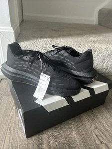 Adidas Flowboost Running Black Gum Men’s Size 11 New W Box - Picture 1 of 10