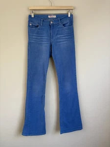 Miss Sixty Y2K Flared Jeans - Size 28 Waist - Vintage Cotton Denim - Picture 1 of 15