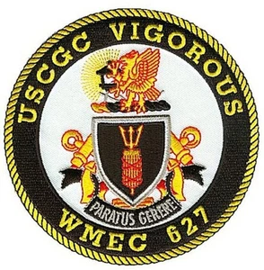 USCGC VIGOROUS Portsmouth VA coa 4.5in 80 2007 W4753 USCG Coast Guard patch - Picture 1 of 1