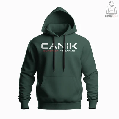 Logotipo CANIK Superior de Armas de Fogo HOODIE Engraçado Feito Nos EUA P-3XL - Imagem 1 de 2
