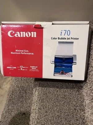 Canon I70 Color Bubble Jet Printer - Image 1 of 4