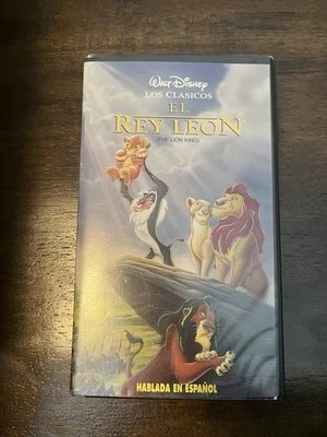 El Rey Leon VHS Video Visa Hardcase The Lion King Foto 1 de 4