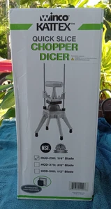 Winco HCD-250 Kattex Arbeitsplatte 1/4" manueller Zerkleinerer Würfelschneider Restaurantausrüstung - Bild 1 von 4