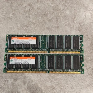 2x Hynix 512MB PC3200U DDR 400MHz CL3 - Picture 1 of 1