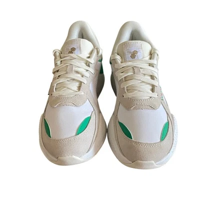 Puma RS-X Good Luck White Green Sneakers Women’s 8 Running System Casual Shoes - Image 1 of 4
