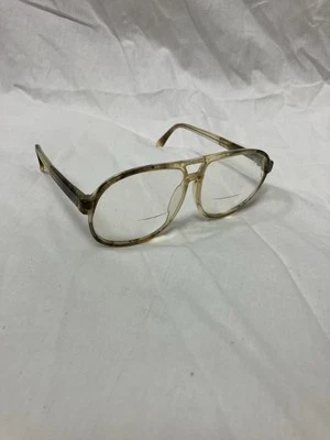 Armações de óculos vintage verdadeiras bifocais Hong Kong Col.3011 PIV/V1135 55-14 140mm - Imagem 1 de 4