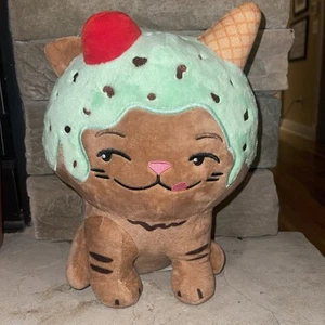 Moriah Elizabeth Plush Eustace Kitty Cat Ice Cream 12" Stuffed Youtube - Picture 1 of 7