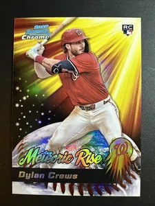 2025 Bowman Chrome Baseball Dylan Crews Meteoric Rise RC #MR-10 Nationals  - Picture 1 of 2