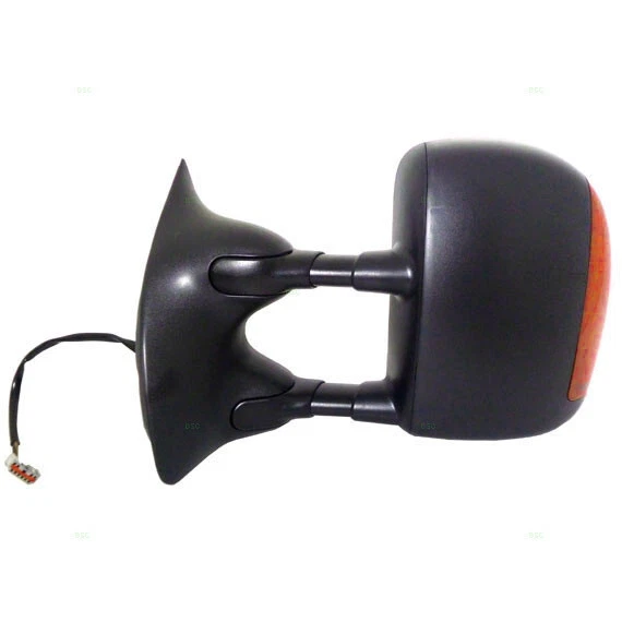 Mirror For 2003-2007 Ford Super Duty Truck F250 F350 Turn Signal Textured Left - Image 1 of 4