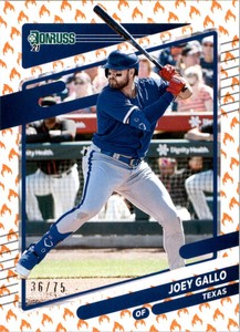 2021 Donruss On Fire #189 Joey Gallo /75 - NM-MT