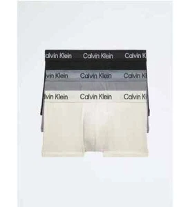 Calvin Klein Men's Multicolor Cotton 3-pack Low Rise Trunk Boxer Shorts Size S - Picture 1 of 6