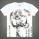 T-Shirt Tomoe Mami Cosplay Tintenmalerei Unisex kurzarm T-Shirt Tops H9