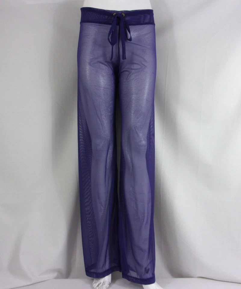 Sauvage Wear Mesh Tie Waist Wide Band Cover Up Pants X-Sm-Large 1044/1045L - Image 1 of 1