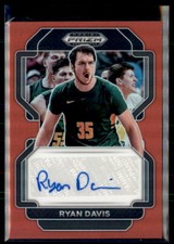 2022 Prizm Draft #DP-RDA Ryan Davis Draft Picks Autographs Prizms Red