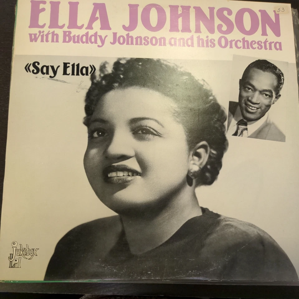 Record Album Ella Johnson w/Buddy Johnson & Orchestra Say Ella Mono LP VG Foto 1 de 3