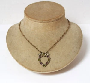 Collier coeur vert - Picture 1 of 5
