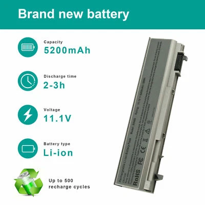 Battery For Dell Latitude E6400 E6410 E6500 E6510 451-10583 C719R GU715 TX283 - Image 1 of 4