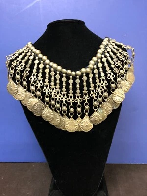 Antique Large Size Coin Silver 900 Necklace - Image 1 of 4