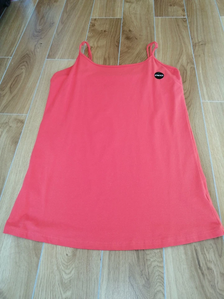 Women's Orange Stretch Vest, Size 18, Primark - Image 1 of 1