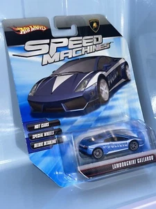 Lamborghini Gallardo Polizia Speed Machines Police Blue 2009 Hot Wheels como nuevo - Imagen 1 de 2