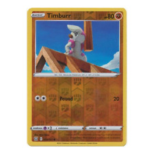 Timburr 073/163 Reverse Holo Battle Styles SW&SH Pokemon Cards Pack Fresh Mint
