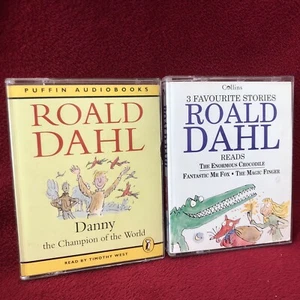 Roald Dahl cassette audio books. Danny. Fantastic Mr Fox. 4x cassette tapes. - Picture 1 of 5